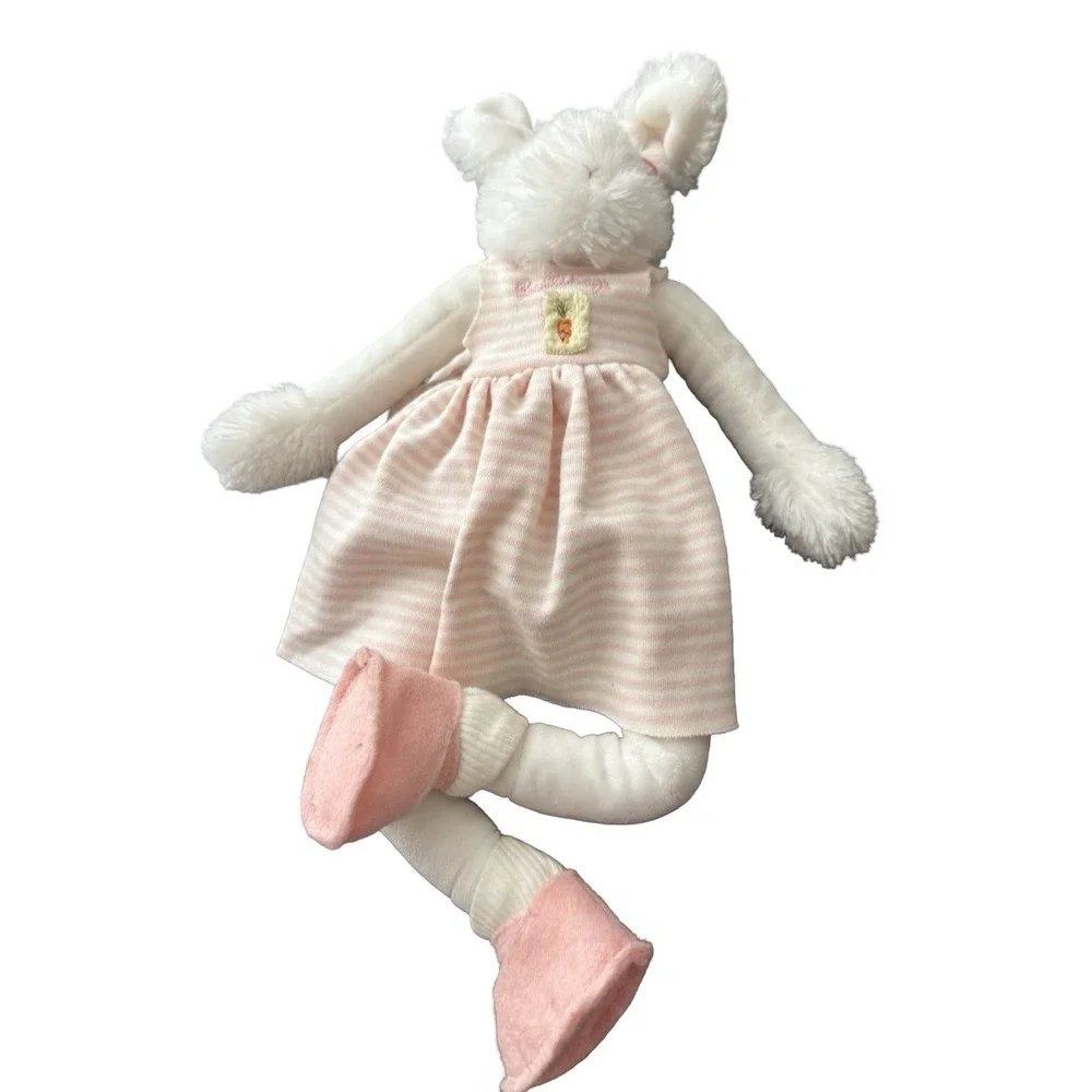 Bunnies By the Bay bunny rabbit wearing pink striped dress 15